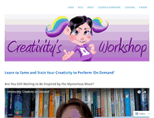 Tablet Screenshot of creativitysworkshop.com